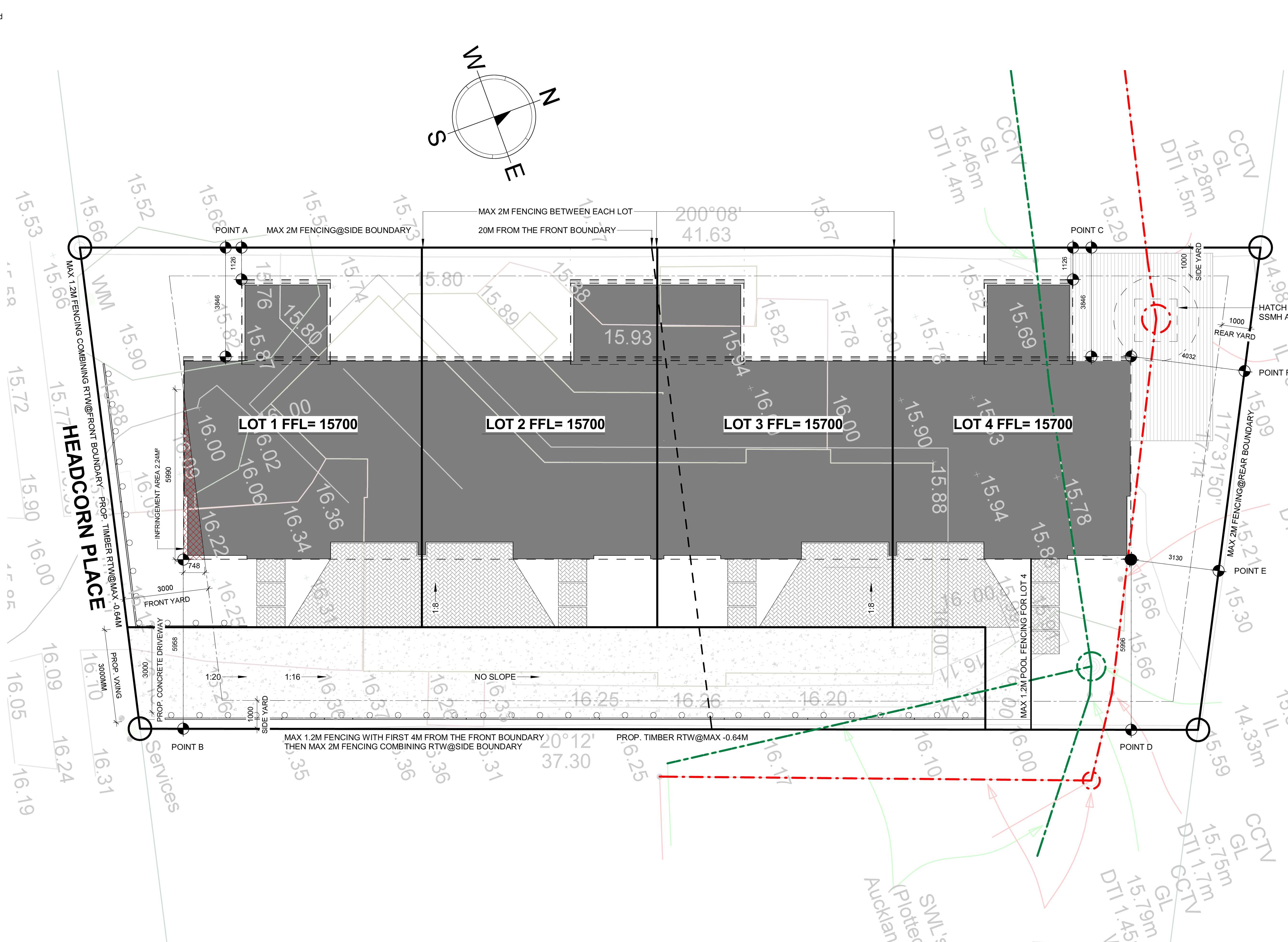 Four Terraced Homes at East Auckland
